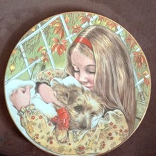 Royal Worcester Hamilton Wednesday's Child Bone China Collector Plate 1980s