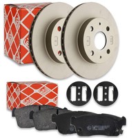Febi Bremsscheiben Ø234Mm + BeläGe Vorne Passend FüR Daihatsu Sirion M3 Cuore 6