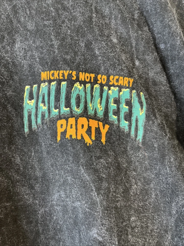 Mickey's Not So Scary Halloween Party Glow In Dark Disney World Sz Men’s Medium - Image 4 of 4