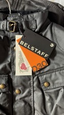 Belstaff Trailmaster Motorcyle Jacket XL (NEW/UNUSED) Black Waxed Cotton