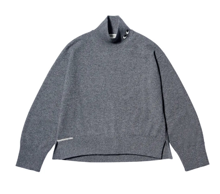 UNIQLO x ANYA HINDMARCH Cashmere High Neck Long-Sleeve Sweater 