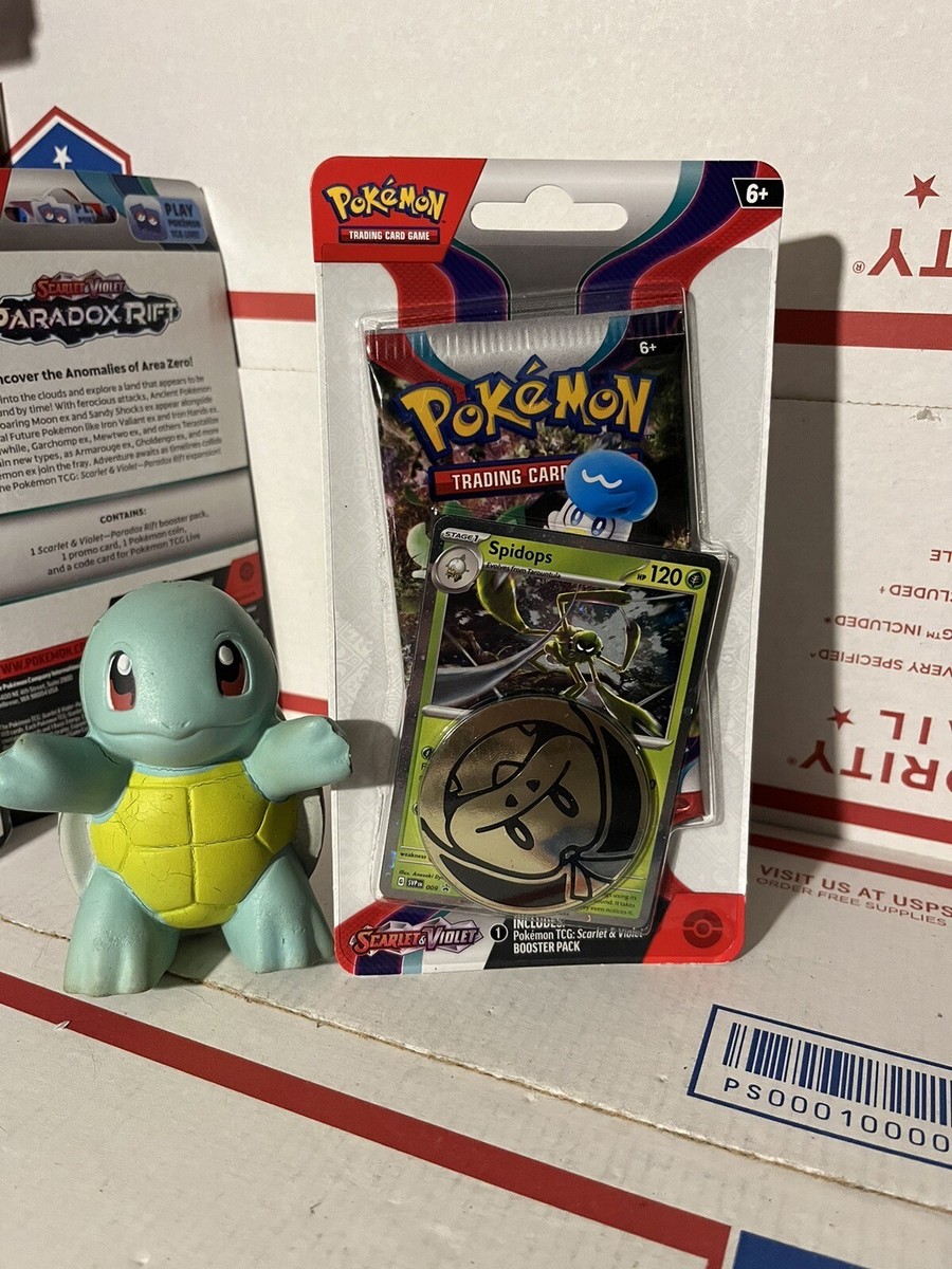 SEALED Pokemon Scarlet Violet Spidops Promo Checklane Blister Pack