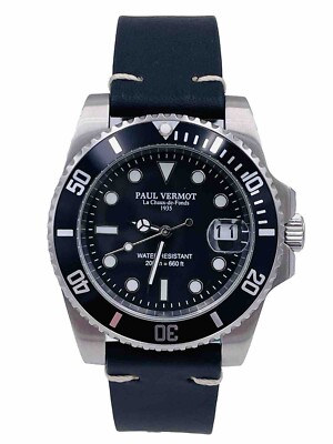 Paul Vermot Sub 200m Automatik Seiko PV2115KP/410 Uhr sehr reduziert neu