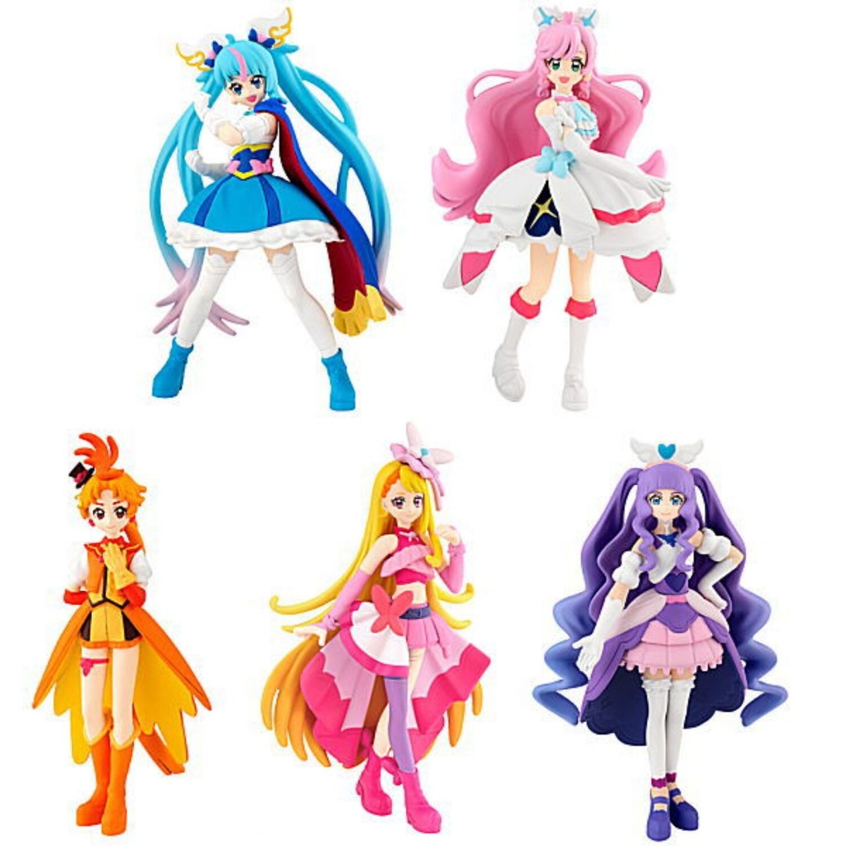 Hirogaru Sky! PreCure cutie Figure Collection Toy 5 Types Full