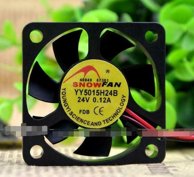 SNOWFAN YY5015H24B 5015 cooling fan 5CM 24v LRR eBay