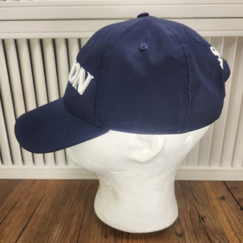 Srixon Golf Hat Cap Strap Back Blue Structured 3D Mens PGA Tour Sport Athletic - Picture 2 of 8