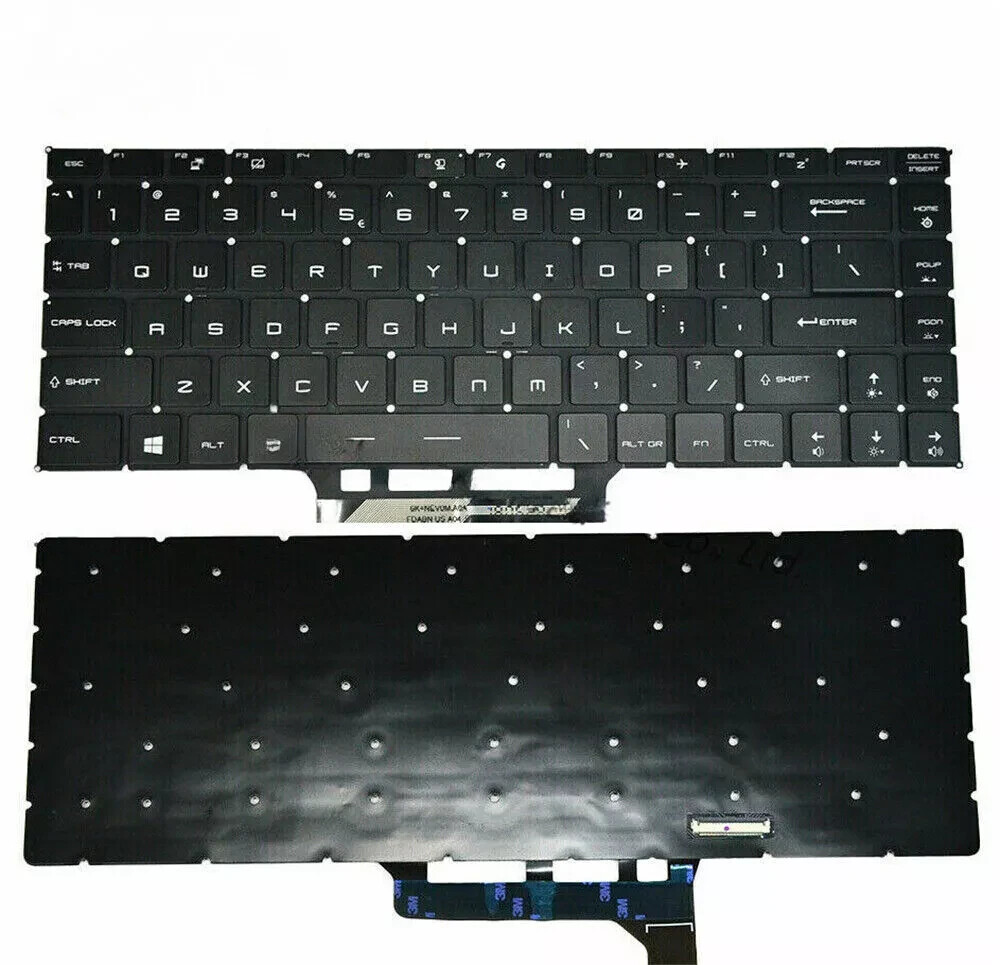 for MSI GS65 GS65 Stealth GS65VR MS-16Q2 Keyboard Backlit US