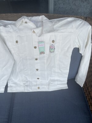 Pusheen Box  Milk  by CultureFLY May 2023 White Jacket Size M. Brand New. NWT