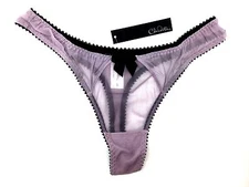 Claudette Dessous Thong Bikini Panty Brief Sexy Lingerie Panties Mauve Purple