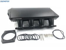 Deepmotor 102 Low-rise intake manifold for 14-21 Corvette Camaro Gen V LT1 Black