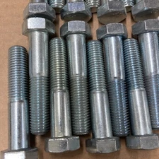 M16-2.0 80MM BOLTS  HEX HEAD  STEEL 10.9 Grade ZINC (5)