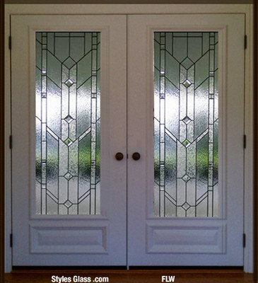 I Pr Stain Glass Pocket Or French Interior Doors 36 X 84 Ebay