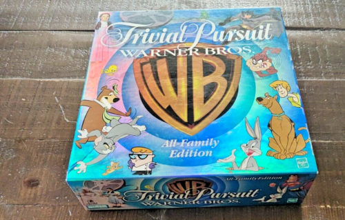 Trivial Pursuit Warner Bros Hasbro All Family Edition Board Game 1999 Complete! - Picture 1 of 24