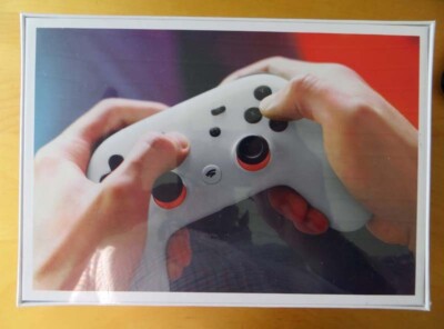 Stadia Premiere Edition Controller weiß + Google Chromecast Ultra    NEU & OVP