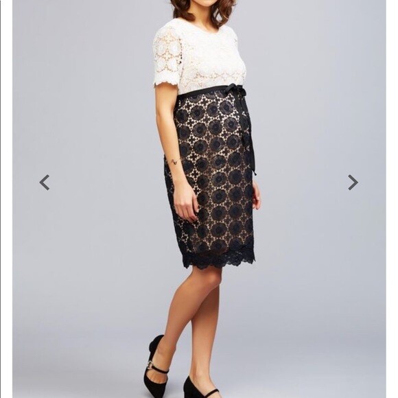 A Pea in the Pod Maternity Dress Sheath Colorblock Lace Black/White Size XSmall | eBay A Pea in the Pod Maternity Dress Sheath Colorblock Lace Black/White Size XSmall | eBay