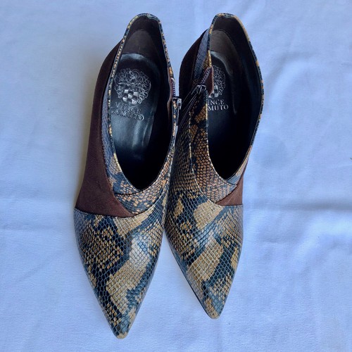 High Heel Brown Snake Work 