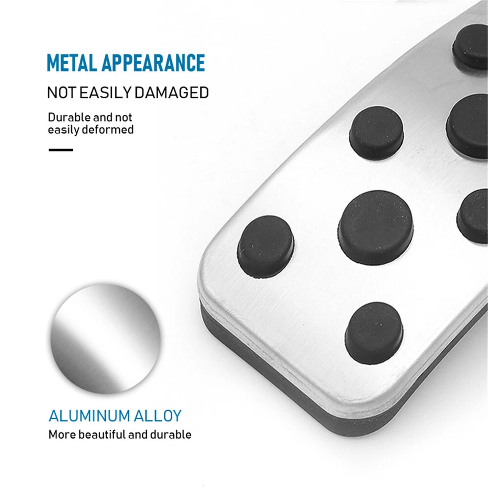 Cubierta automática de pastillas de pedal de freno de gasolina 2 piezas para Toyota Auris RAV4 Prius Lexus Foto 2 de 4