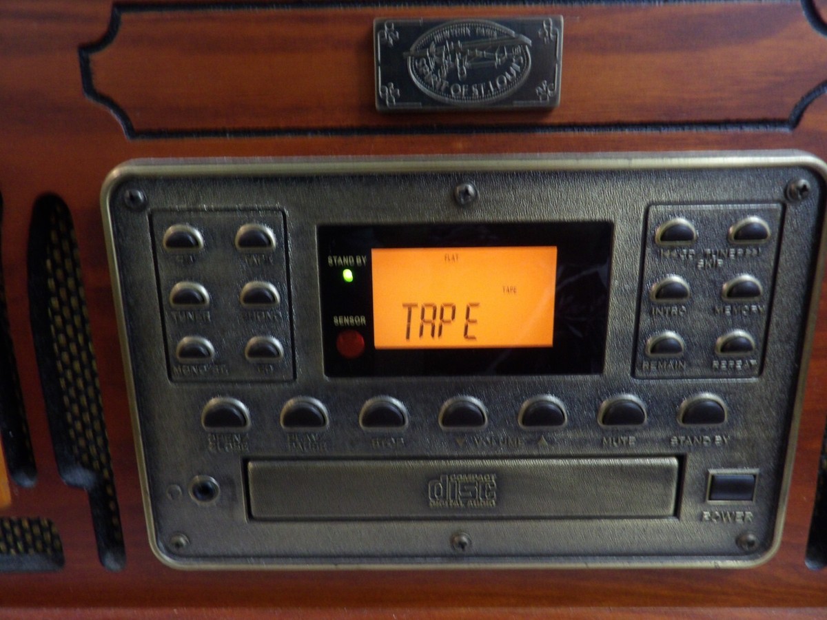 希少　ビンテージラジオ　SPRIT OF ST. LOUIS ラジオ SPIRIT OF ST LOUIS RECORD PLAYER CD AM FM RADIO CASSETTE STEREO