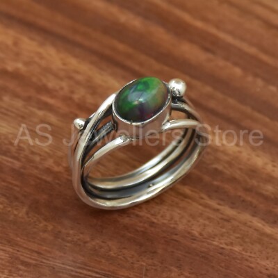 925 Sterling Silver Ring, Opal Silver Ring, Indian Jewelry, Dainty Silver Ring