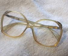VINTAGE Christian Dior 2104 50 Eyeglasses Frame Only 56  11 135 Silver Sparkles