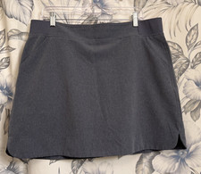 32 DEGREES Cool Women's Gray Stretch Activewear Skort Size Large 36"x18" 