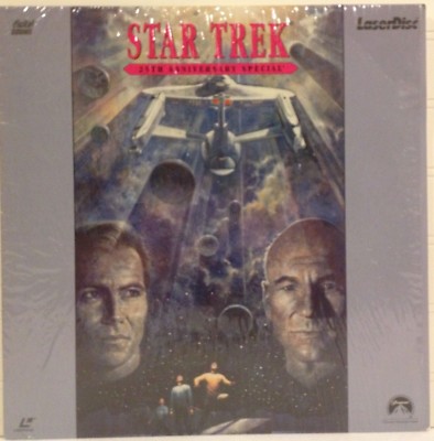  Star Trek 25th Anniversary Special Laserdisc 1992 Paramount / open shrink wrap