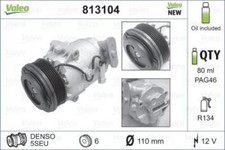 VALEO Kompressor Klimaanlage 813104 ALFA ROMEO MITO  FIAT DOBLO FIORINO PUNTO