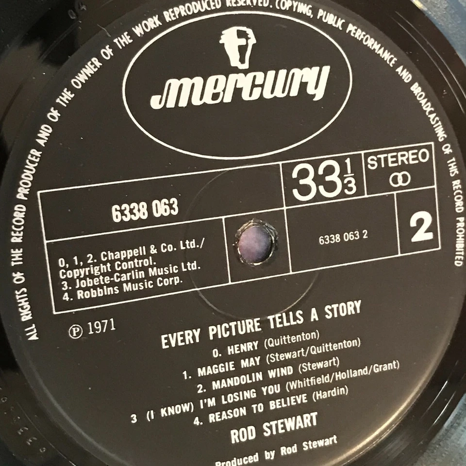 ROD STEWART Every Picture Tells A Story 1971 UK Vinyl LP Maggie May original J - Image 3 of 4