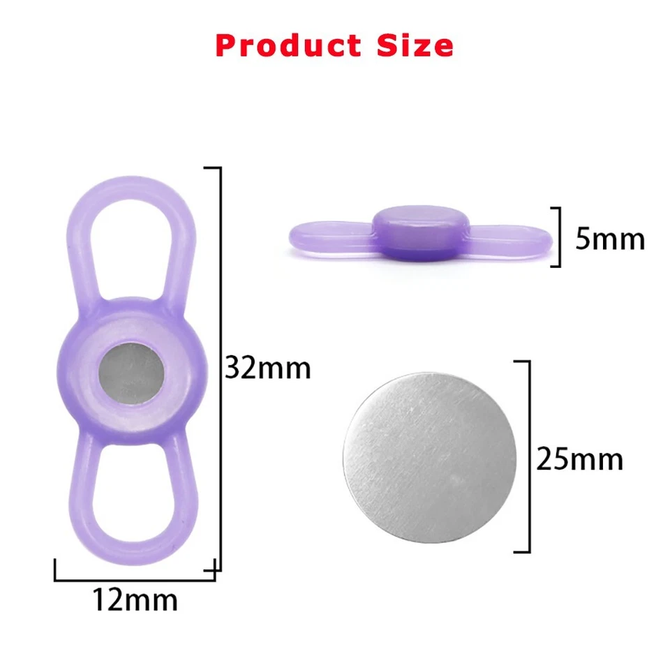 Premium 2PCS Magnetic Removable Pen Clip,Universal for Fountain Pens and Markers Foto 3 de 4