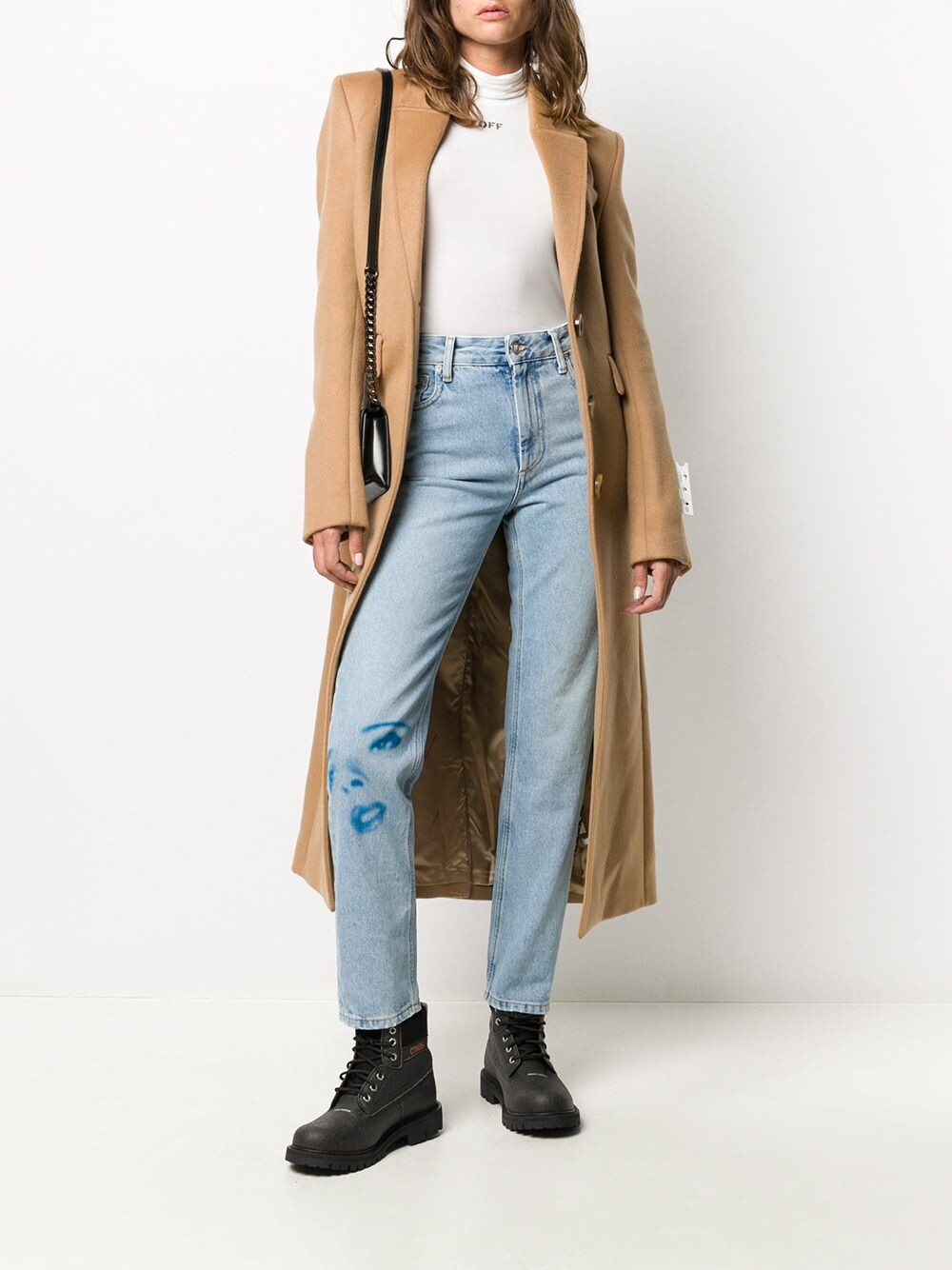 Off-white TAILORED COAT Single Breasted Coats Sizes 8UK & 10UK. RRP £1245. NWTG image 6