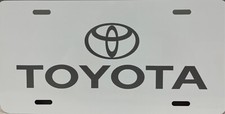 Toyota Aluminum License Plate Toyota Aluminum License Plate
