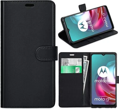 For motorola Moto G10 G30 Case Cover Magnetic Flip Leather Wallet Phone book uk