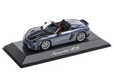 1/43 Porsche 718 (982) Spyder (Blue Grey) 2024 Diecast Minichamps WAP0202140RSPY