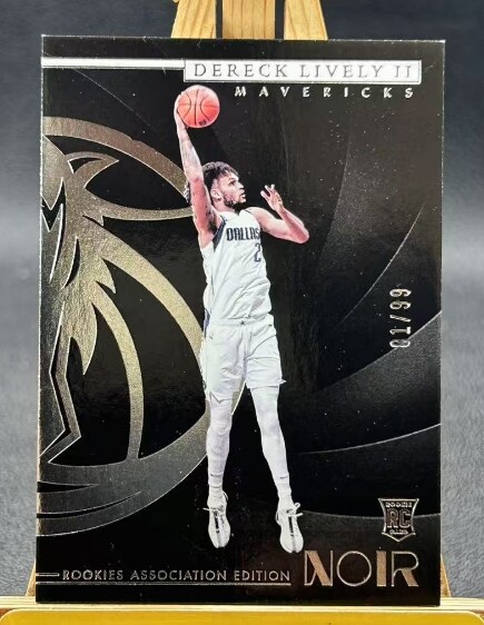 Dereck Lively II 2023-24 Noir 81/99 Base Rookies Association Edition RC #170