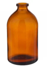 Duran Wheaton Kimble 100ml a/s btl,type I amb,tray,clnd,strl (sealed tray/25)