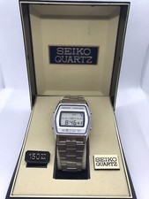 Vintage Seiko A927-5010 Digital Chronograph Day Date With Original Box NoPapers