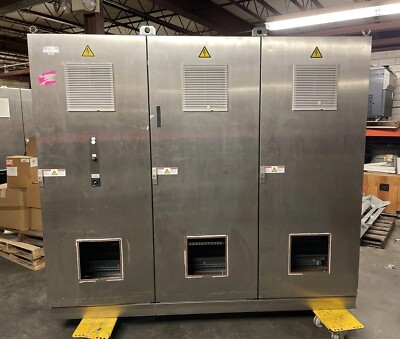 Rittal Enclosure TS 8450 600 Type 304 Stainless Steel Rack Cabinet 95x24x82
