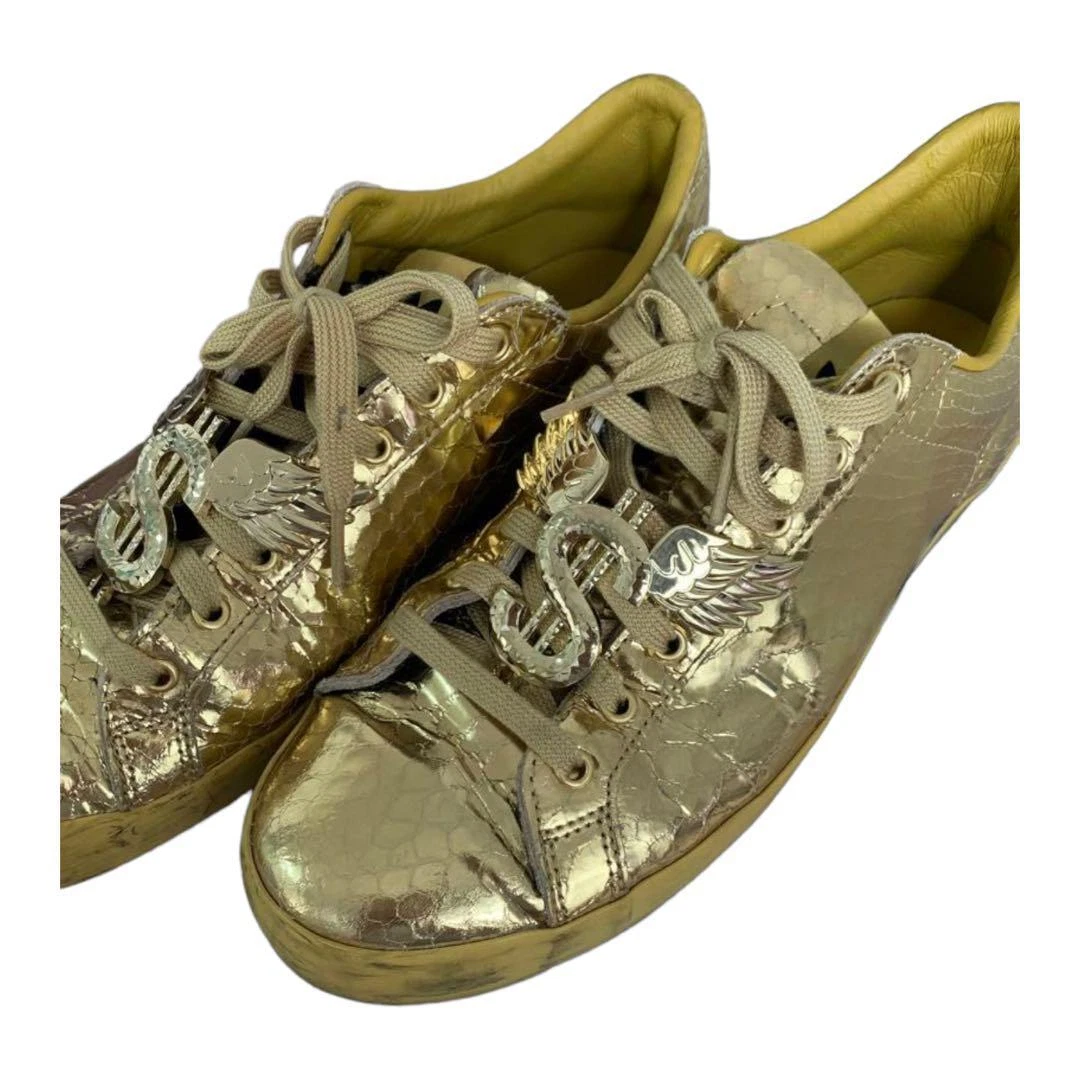 Adidas Originals Jeremy Scott Gold Rod Laver Stan Smith US10.5