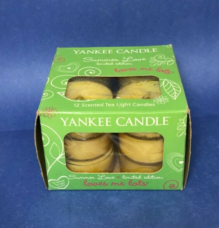 Yankee Candles Tea Light Tealights BOX of 12 CHOICE Tealight Free