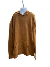 All in Motion Boy's Size XL 14 Long Sleeve Fleece Hoodie Brown