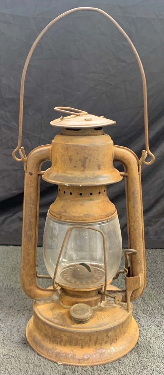 Rare Vintage Embury Defiance No 1 Little Air Pilot Lantern Warsaw NY Nice