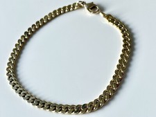 PANZER ARMBAND 585 /14 KARAT GELBGOLD 21cm