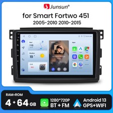 Für Smart Fortwo 451 2005-10 Autoradio DAB+ Android 14 GPS WIFI Carplay RDS 64GB