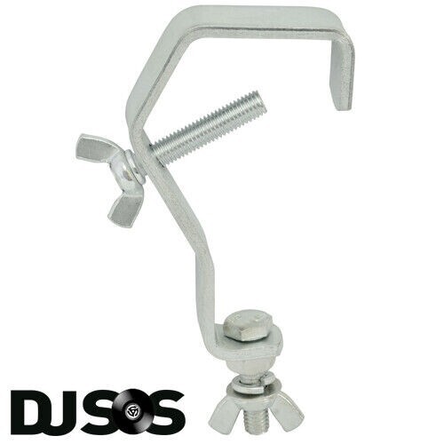 G Shaped Lighting Clamp Stage Theatre DJ Mounting Hook Silver 55MM 25Kg Load