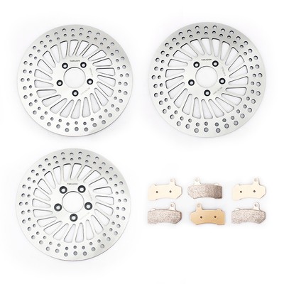 CLASSIC SPOKE BRAKE DISC ROTOR REAR HARLEY FLHTC ELECTRA GLIDE ULTRA 2008-2013