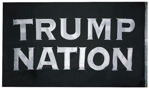 3X5 DOUBLE-SIDED Trump WON 2024 BLACK Flag 5X3 3Ply Make America Great Again X7 - Picture 3 of 5