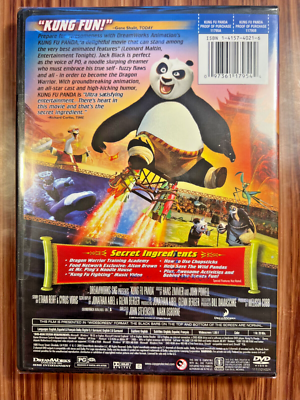Kung Fu Panda DVD 2008 Movie Widescreen Family Comedy Jack Black
