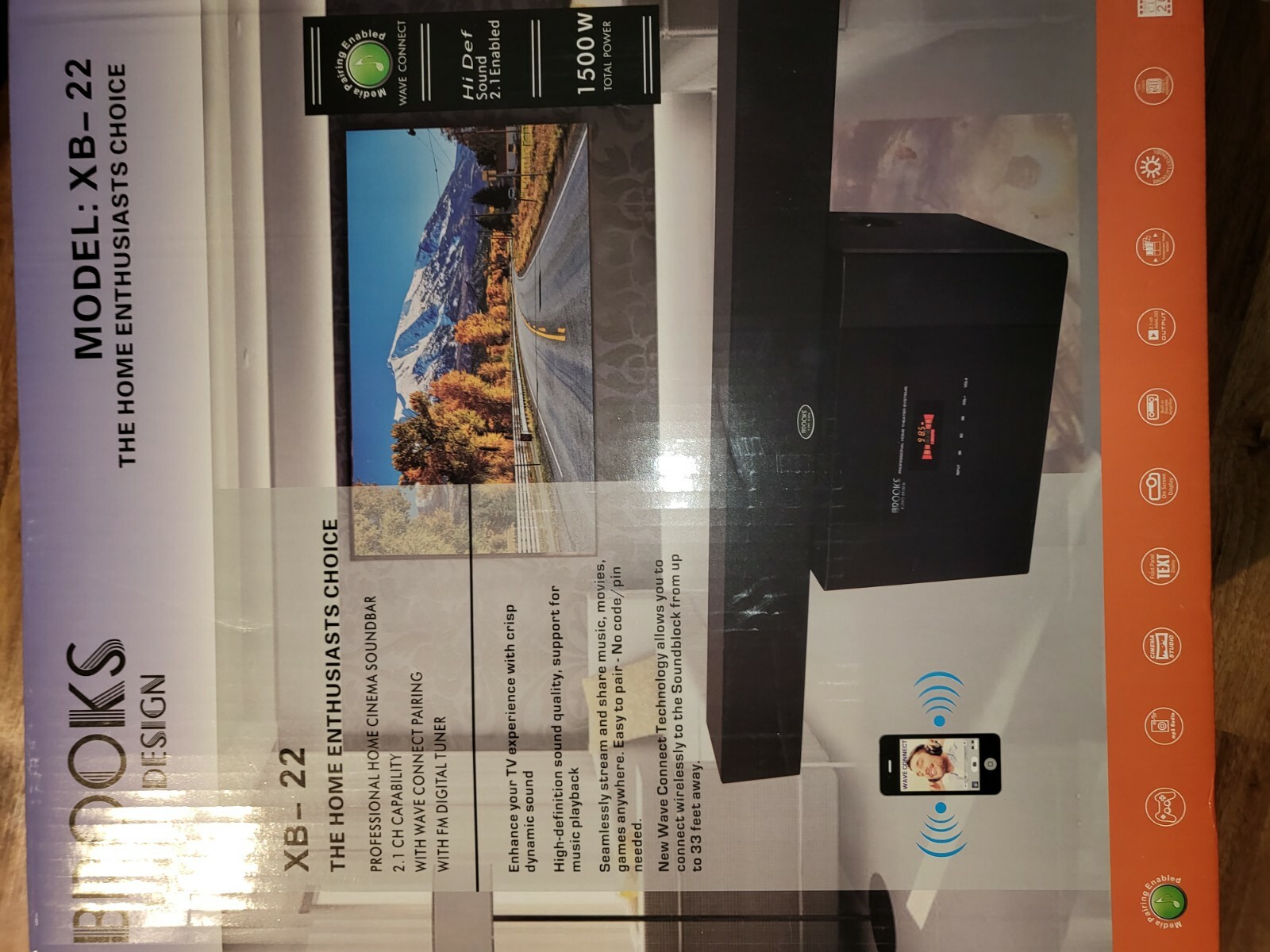 Brooks Audio Design Home Theater System Model XB-22 for sale online | eBay
