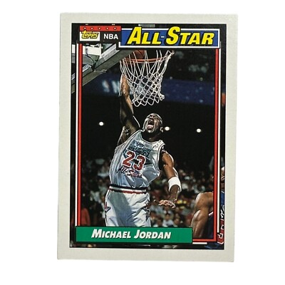 1992-93 Topps Michael Jordan Basketball Card #115 All Star