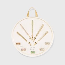 NEW 10 Piece Set NWT SPARKLY Gem Stone Bobby Pin and Matching Earrings Hair Gift